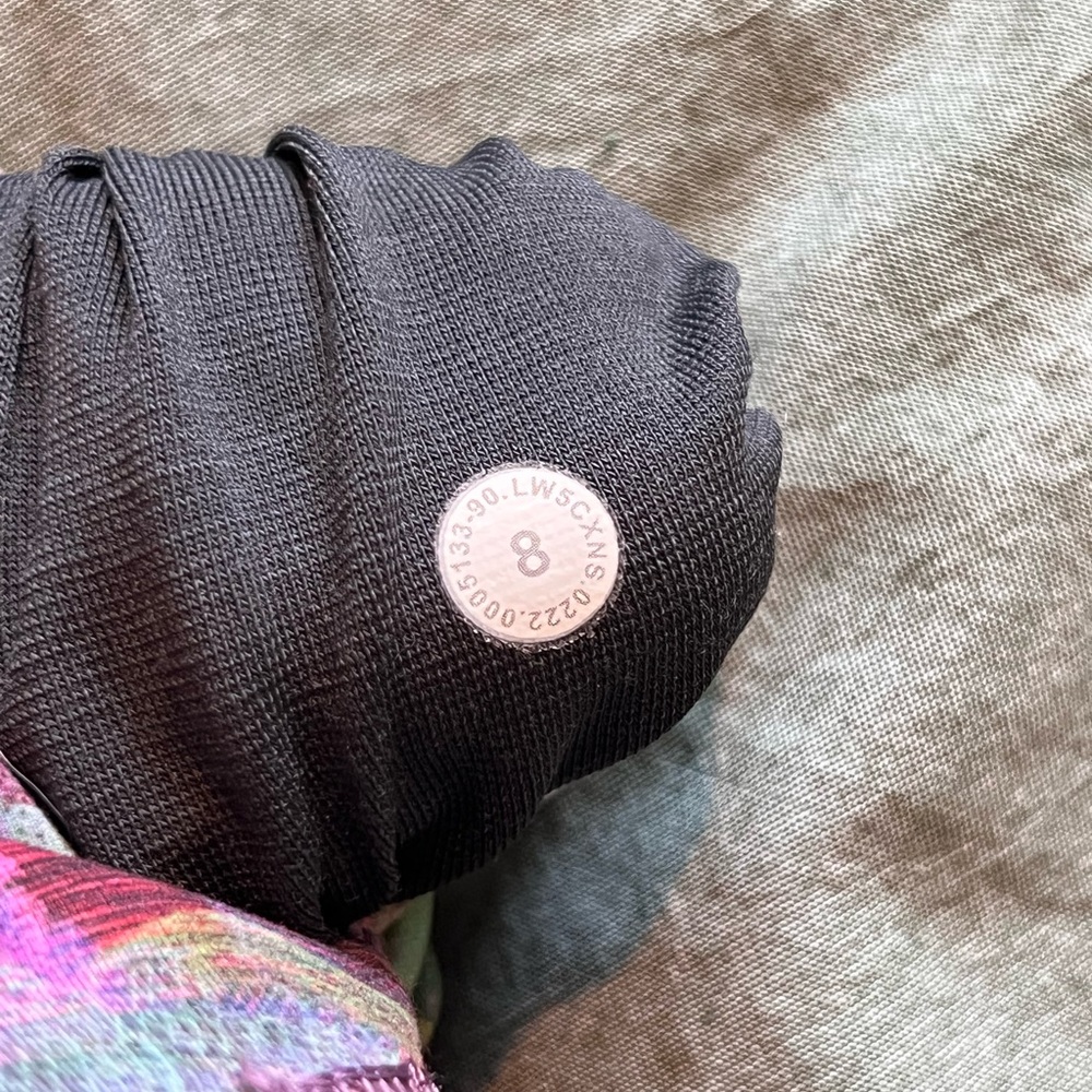 Lululemon Wunder Under High Rise tights; NWOT; size 8; multi color - Picture 3 of 9
